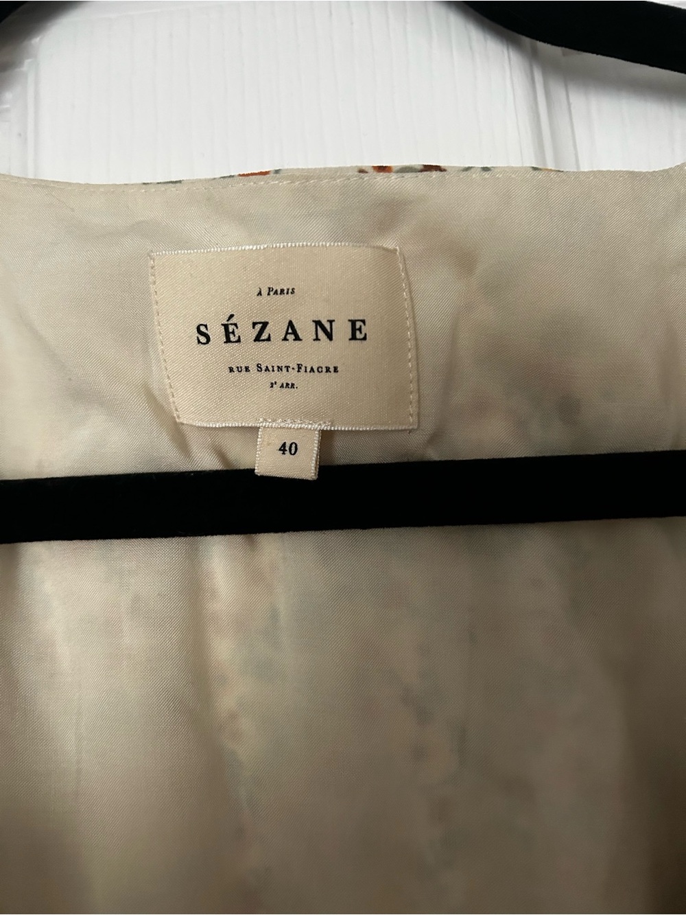 Sezane Floral Pleated Midi 'Tal' Dress in Size FR40/US8 - Picture 3 of 10